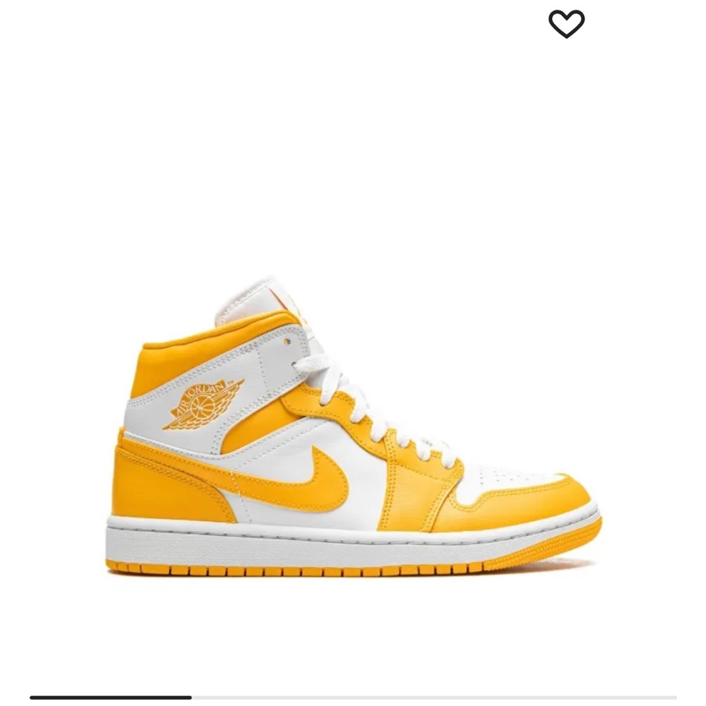 Jordan 1 mid university yellow